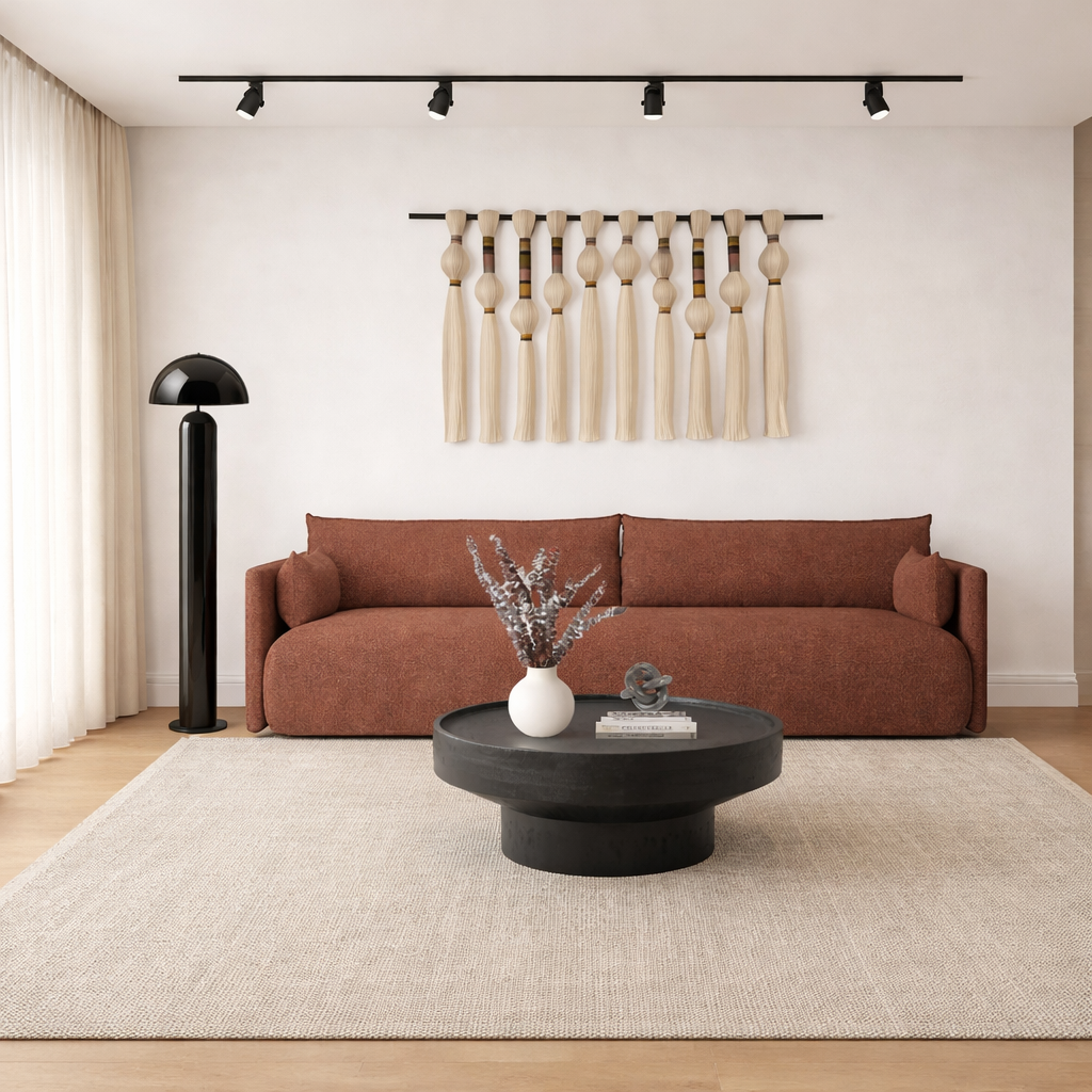 Warm Family Apartment_Living Room House of Iga_Warm Family Apartment_Living Room